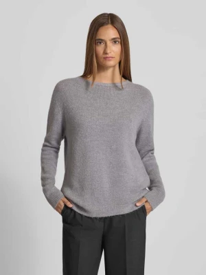 Sweter z dzianiny z prążkowanymi wykończeniami Rich & Royal