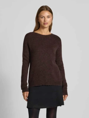 Sweter z dzianiny z prążkowanymi wykończeniami Rich & Royal