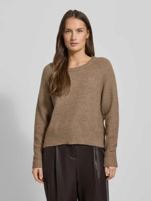 Sweter z dzianiny z prążkowanymi wykończeniami Samsøe Samsøe