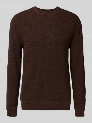 Sweter z dzianiny z prążkowanymi wykończeniami Superdry