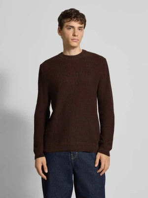 Sweter z dzianiny z prążkowanymi wykończeniami Superdry