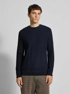 Sweter z dzianiny z prążkowanymi wykończeniami Superdry