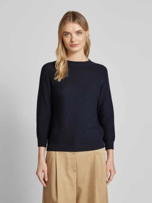 Sweter z dzianiny z raglanowymi rękawami model ‘LINZ’ Weekend Max Mara