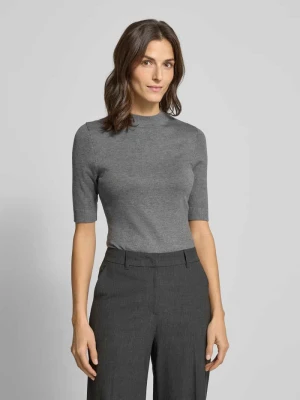 Sweter z dzianiny z rękawem o dł. 1/2 comma