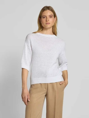 Sweter z dzianiny z rękawem o dł. 1/2 maerz muenchen