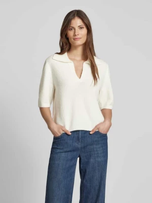 Sweter z dzianiny z rękawem o dł. 1/2 model ‘alpha’ Gestuz