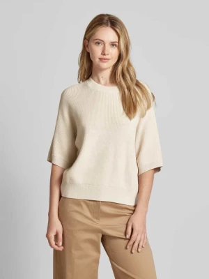 Sweter z dzianiny z rękawem o dł. 1/2 model ‘Amari Rachelle’ MSCH Copenhagen