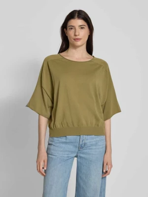 Sweter z dzianiny z rękawem o dł. 1/2 model ‘DILARY’ drykorn