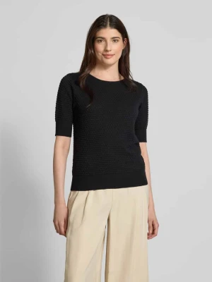 Sweter z dzianiny z rękawem o dł. 1/2 model ‘Dodo’ FREE/QUENT
