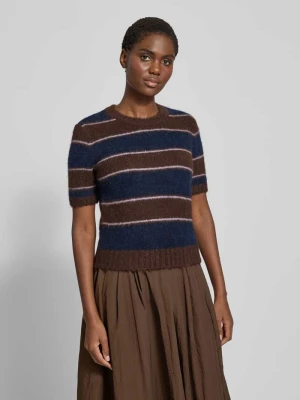 Sweter z dzianiny z rękawem o dł. 1/2 model ‘JEANNE’ Samsøe Samsøe