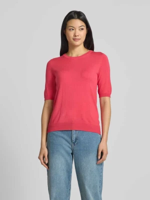 Sweter z dzianiny z rękawem o dł. 1/2 model ‘lizza’ Kaffe