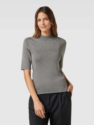 Sweter z dzianiny z rękawem o dł. 1/2 model ‘LURA’ Selected Femme