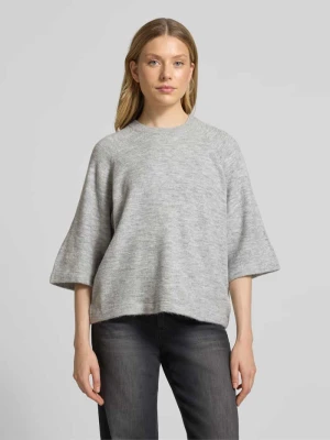 Sweter z dzianiny z rękawem o dł. 1/2 model ‘ORLEAN’ Soyaconcept