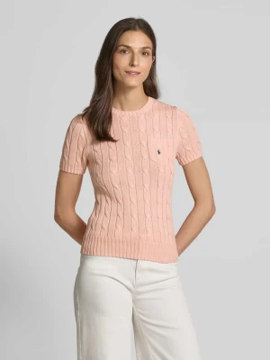 Sweter z dzianiny z rękawem o dł. 1/2 Polo Ralph Lauren