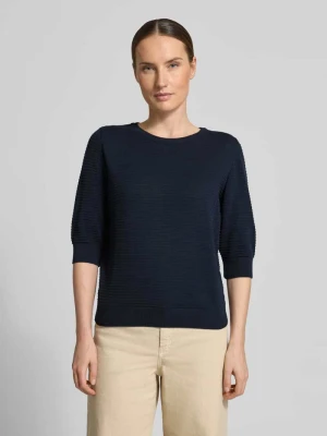 sweter z dzianiny z rękawem o dł. 3/4 LANIUS