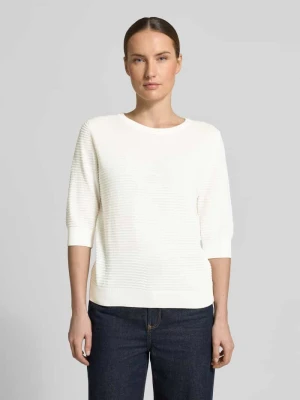 sweter z dzianiny z rękawem o dł. 3/4 LANIUS