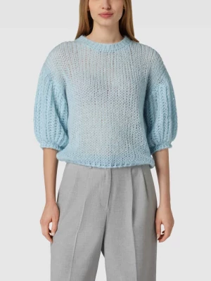 Sweter z dzianiny z rękawem o dł. 3/4 model ‘Dreamy’ POM Amsterdam