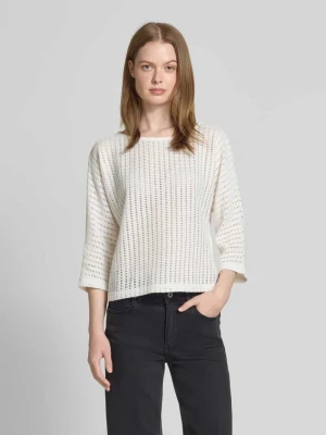 Sweter z dzianiny z rękawem o dł. 3/4 model ‘Sowi’ Opus