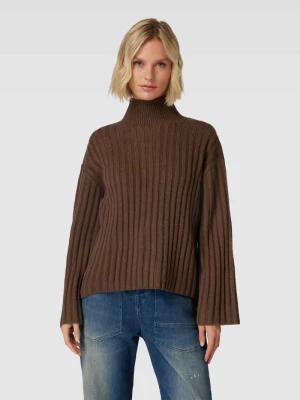Sweter z dzianiny z rozszerzanymi rękawami model ‘Pory’ Opus