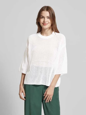 Sweter z dzianiny z szerokimi rękawami model ‘NILAY’ drykorn