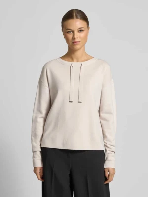Sweter z dzianiny z tunelem Betty Barclay Piaskowy
