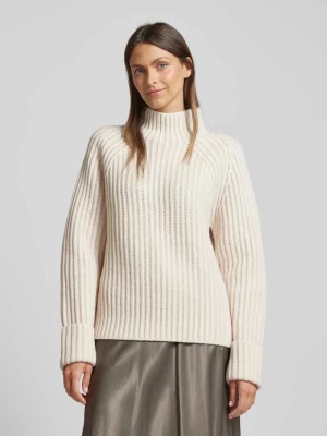 Sweter z dzianiny z wełny jagnięcej ze stójką Calvin Klein Womenswear