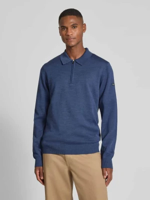 Sweter z dzianiny z wełny merino maerz muenchen