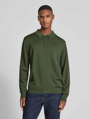 Sweter z dzianiny z wełny merino maerz muenchen