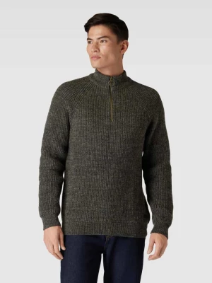 Sweter z dzianiny z wełny model ‘Horseford’ Barbour