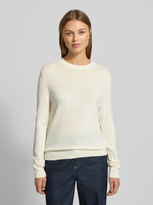 Sweter z dzianiny z wełny z okrągłym dekoltem Stefanel