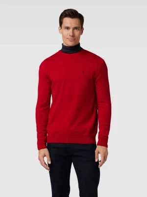 Sweter z dzianiny z wełny z wyhaftowanym logo Polo Ralph Lauren