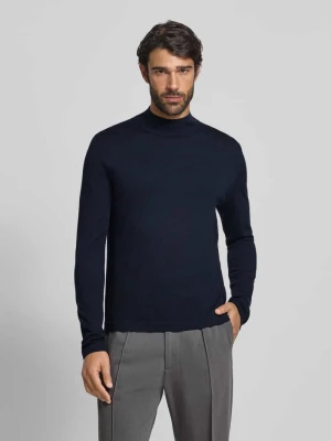 Sweter z dzianiny z wełny merino ze stójką model ‘Tern’ Tiger Of Sweden