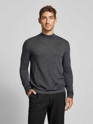 Sweter z dzianiny z wełny ze stójką Tiger Of Sweden
