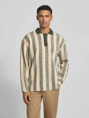 Sweter z dzianiny z wyhaftowanym logo Les Deux