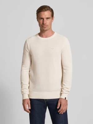 Sweter z dzianiny z wyhaftowanym logo model ‘Ricecorn’ PME Legend