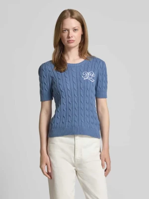 Zdjęcie produktu Sweter z dzianiny z wyhaftowanym logo model ‘TARJYLL’ Lauren Ralph Lauren