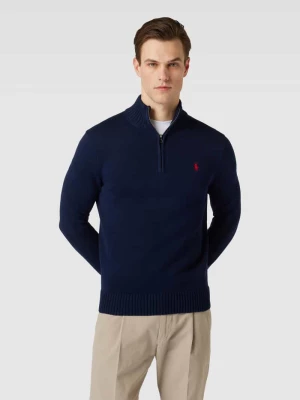 Sweter z dzianiny z wyhaftowanym logo Polo Ralph Lauren