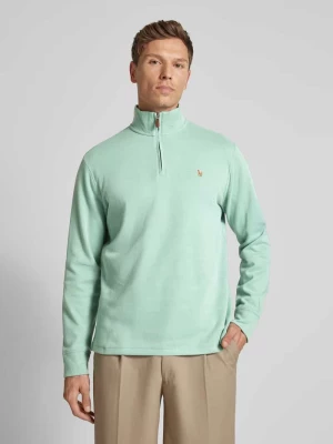 Sweter z dzianiny z wyhaftowanym logo Polo Ralph Lauren