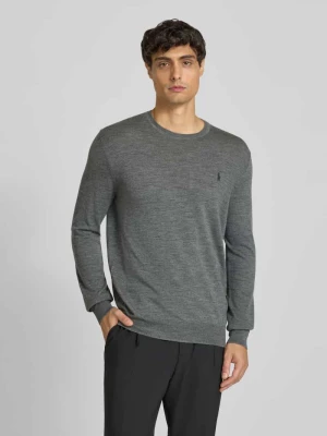 Sweter z dzianiny z wyhaftowanym logo Polo Ralph Lauren