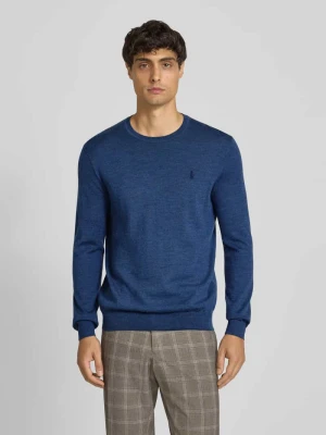 Sweter z dzianiny z wyhaftowanym logo Polo Ralph Lauren