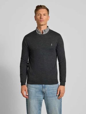 Sweter z dzianiny z wełny merino Polo Ralph Lauren