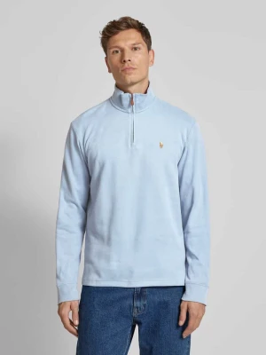 Sweter z dzianiny z wyhaftowanym logo Polo Ralph Lauren