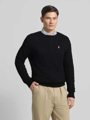 Zdjęcie produktu Sweter z dzianiny z wyhaftowanym logo Polo Ralph Lauren