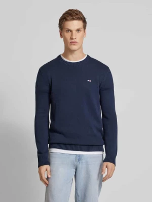 Sweter z dzianiny z wyhaftowanym logo Tommy Jeans