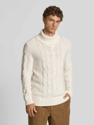 Sweter z dzianiny z mieszanki bawełny i kaszmiru FTC-Cashmere