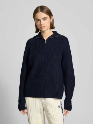 Sweter o kroju relaxed fit z dzianiny z dodatkiem wełny model ‘Kylie’ LeGer by Lena Gercke