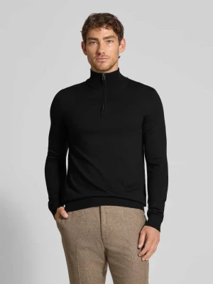 Sweter z dzianiny z żywej wełny ze stójką model ‘Dario’ JOOP! Collection