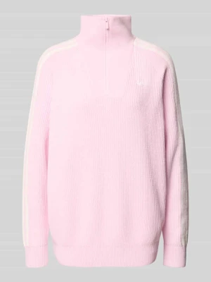 Sweter z dzianiny ze stójką adidas Originals