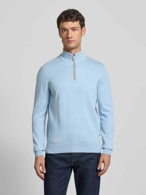 Bluza z kołnierzem o kroju regular fit z czystej bawełny Bugatti