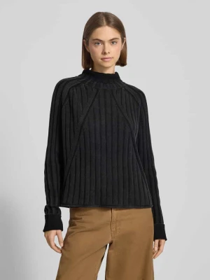 Sweter z dzianiny ze stójką G-Star Raw